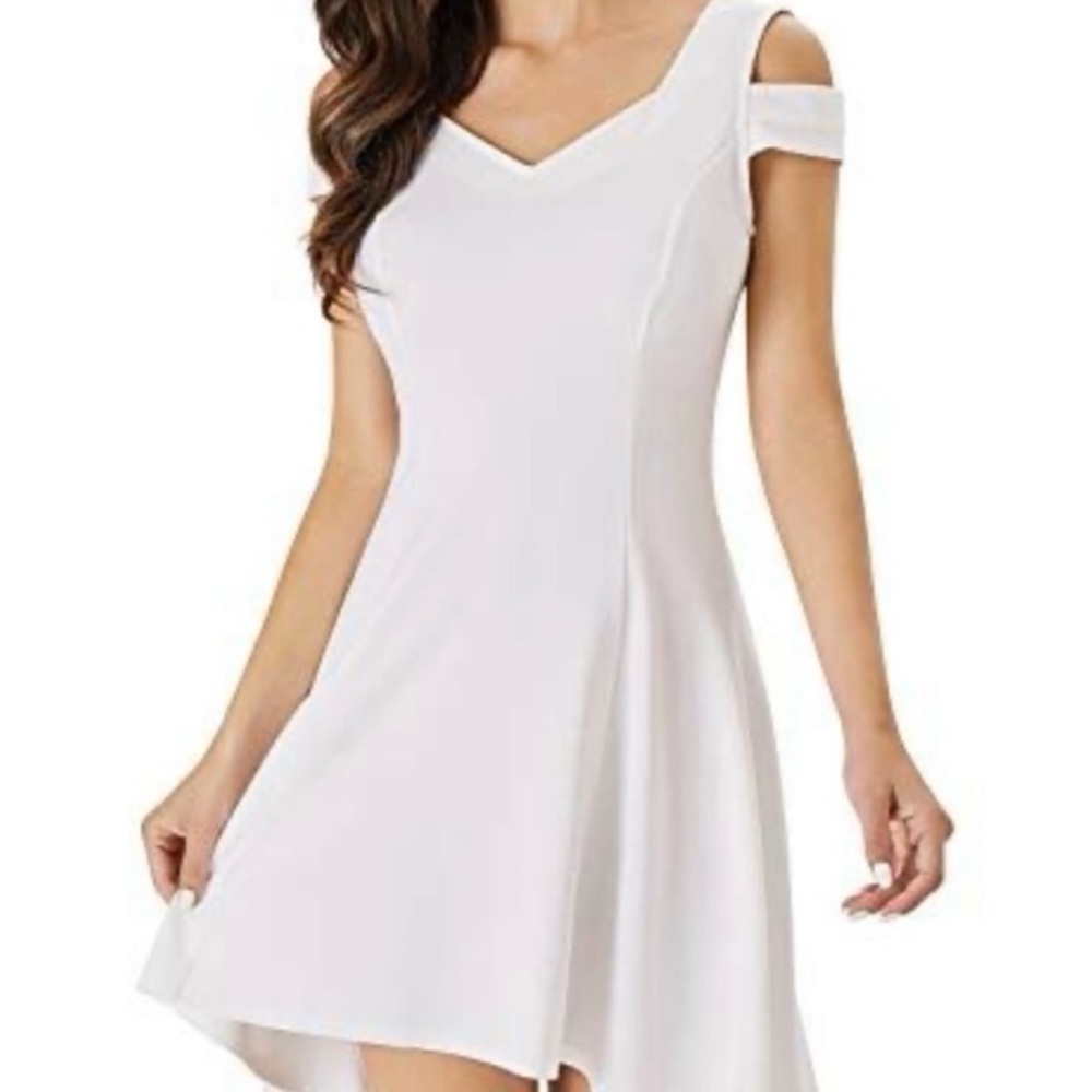 White Skater Dress